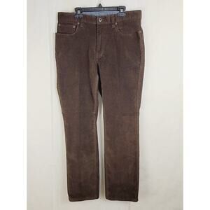 New L.L. Bean brown corduroy pants womens Size 32/29 Preppy Academia Heritage